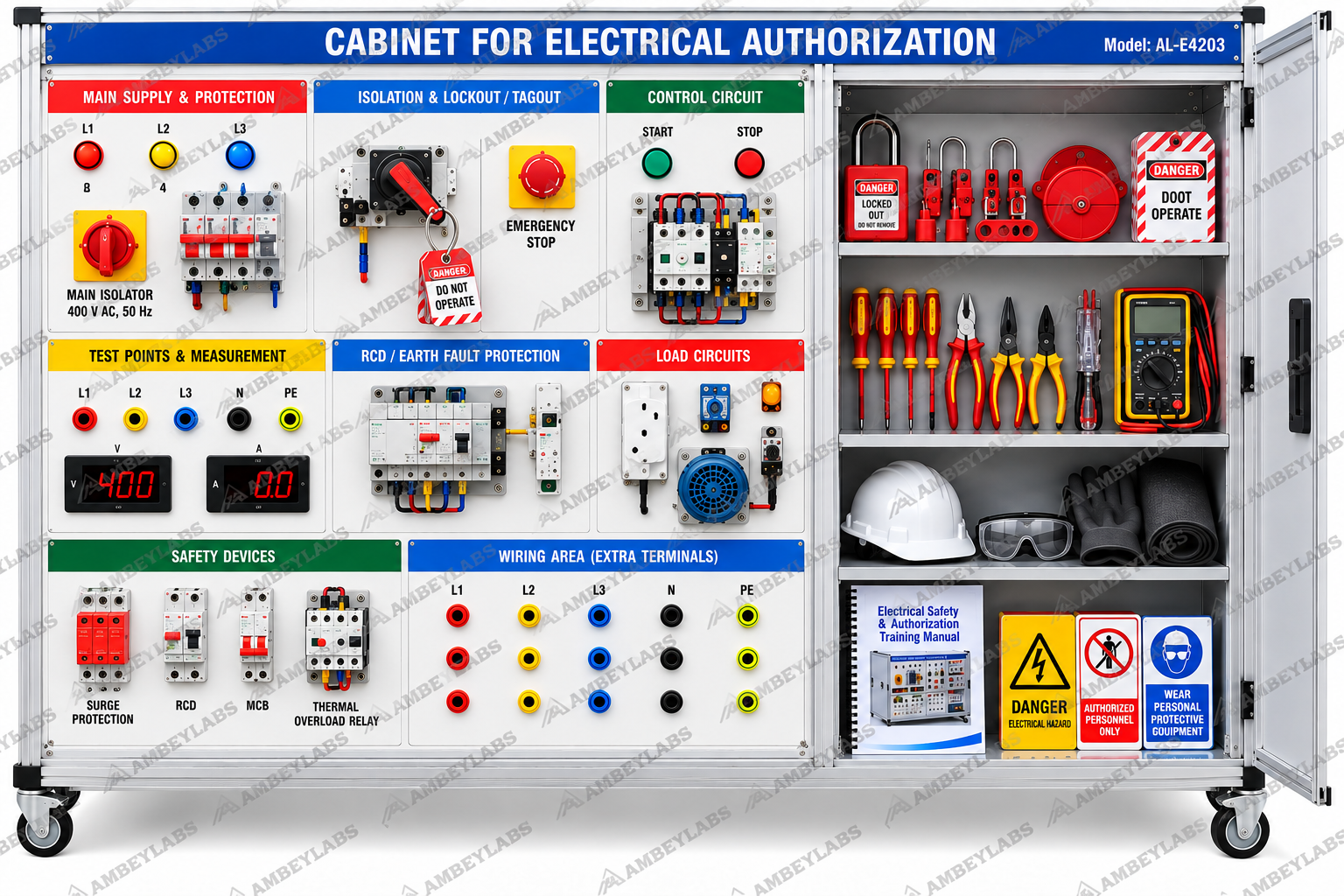 AL-E4203 CABINET FOR ELECTRICAL AUTHORIZATION